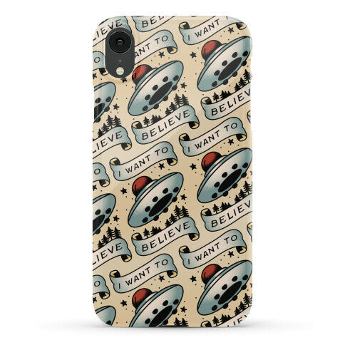 I Want to Believe (Old School Tattoo) Phone Case